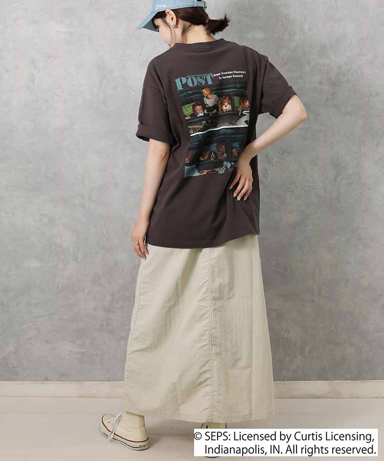 ノーマンロックウェルプリントTシャツ Tシャツ シャツ トップス