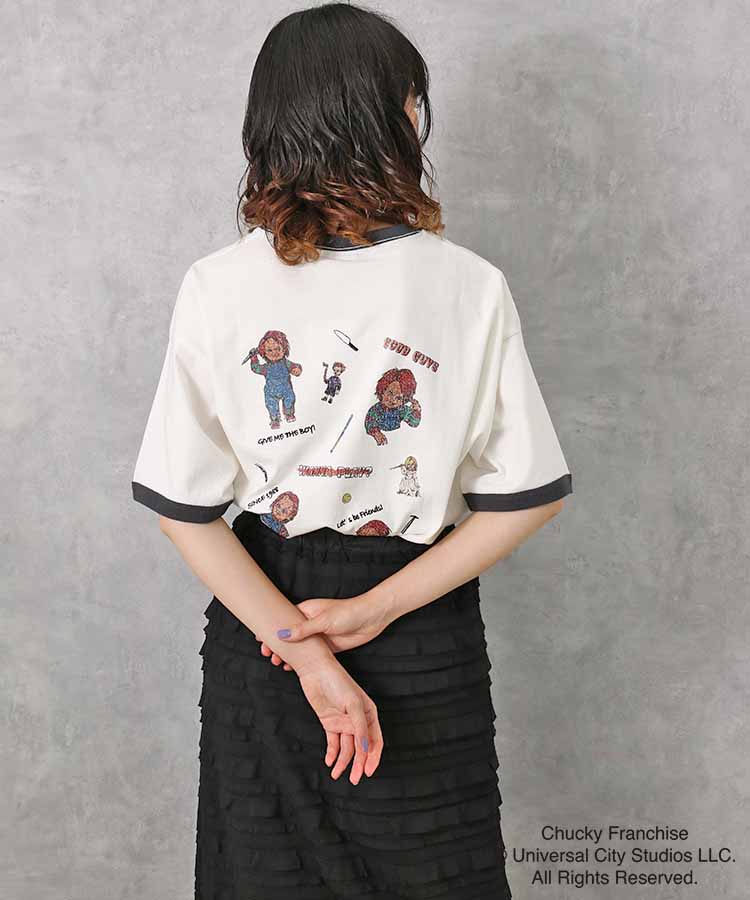 CHUCKYマルチイラストTシャツ
