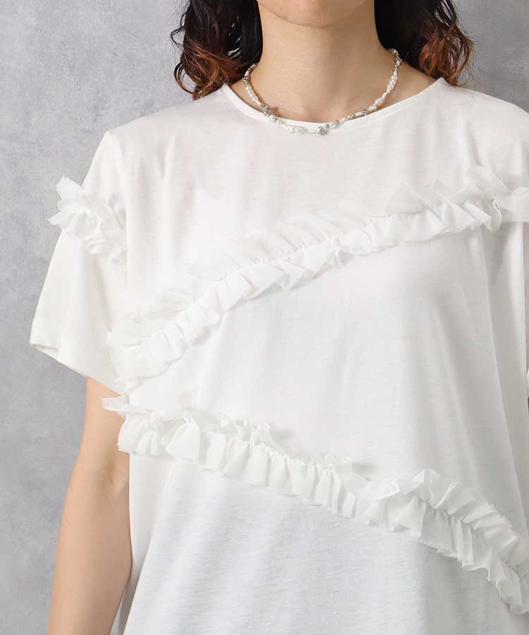 le petaleホイップフリルＴシャツ