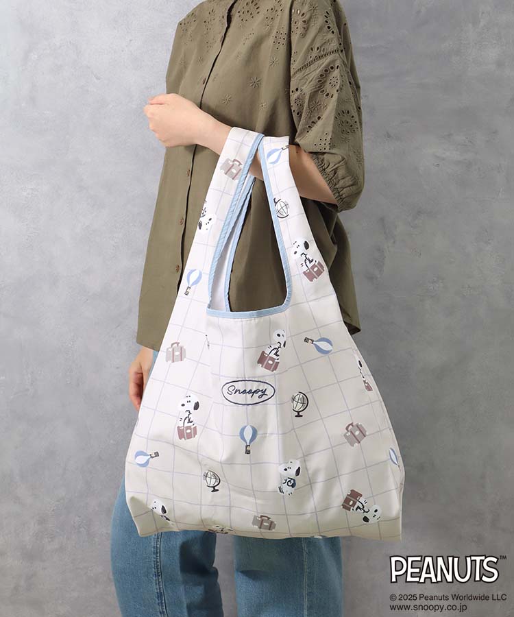 スヌーピーjourneyエコバッグL SNOOPY スヌーピー ジョー