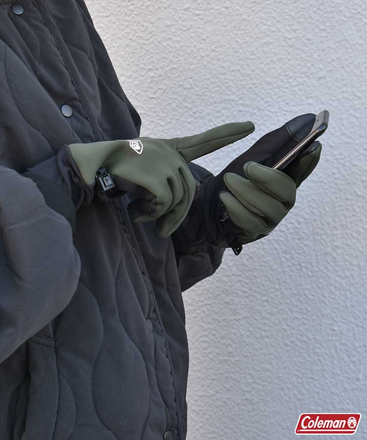 coleman防風ストレッチグローブ