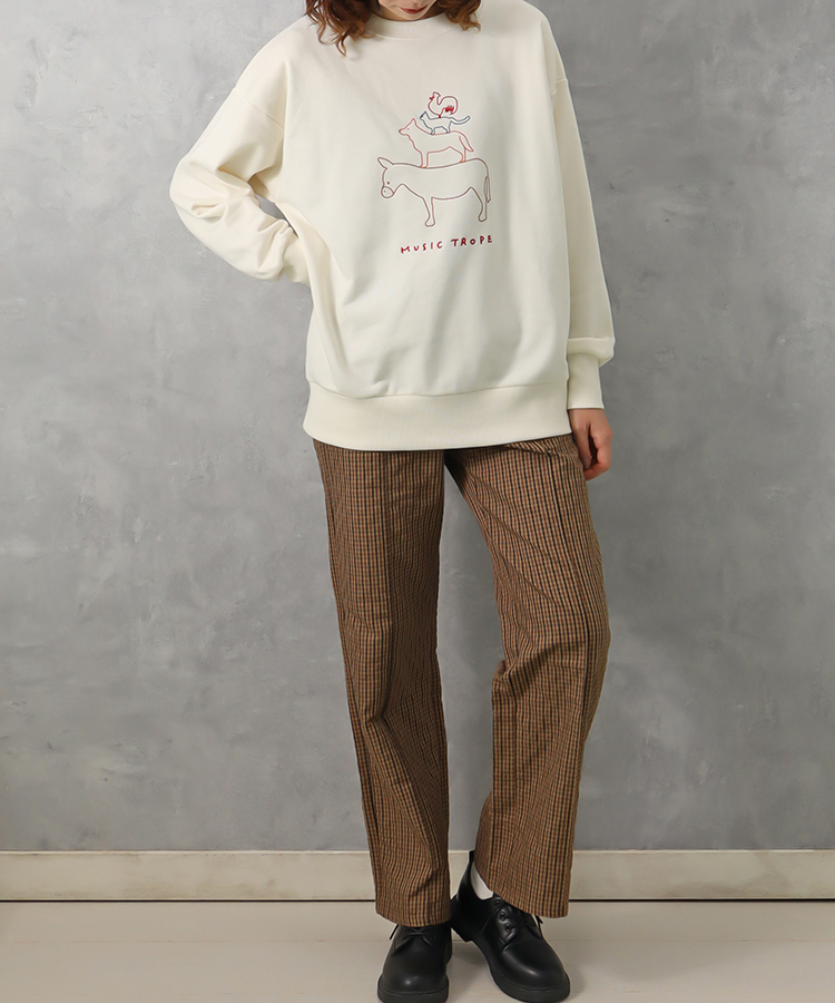 ブレーメン刺繍スウェット