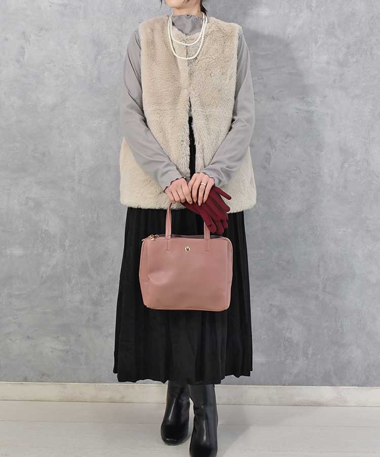 ≪SALE≫合皮3層軽量トート