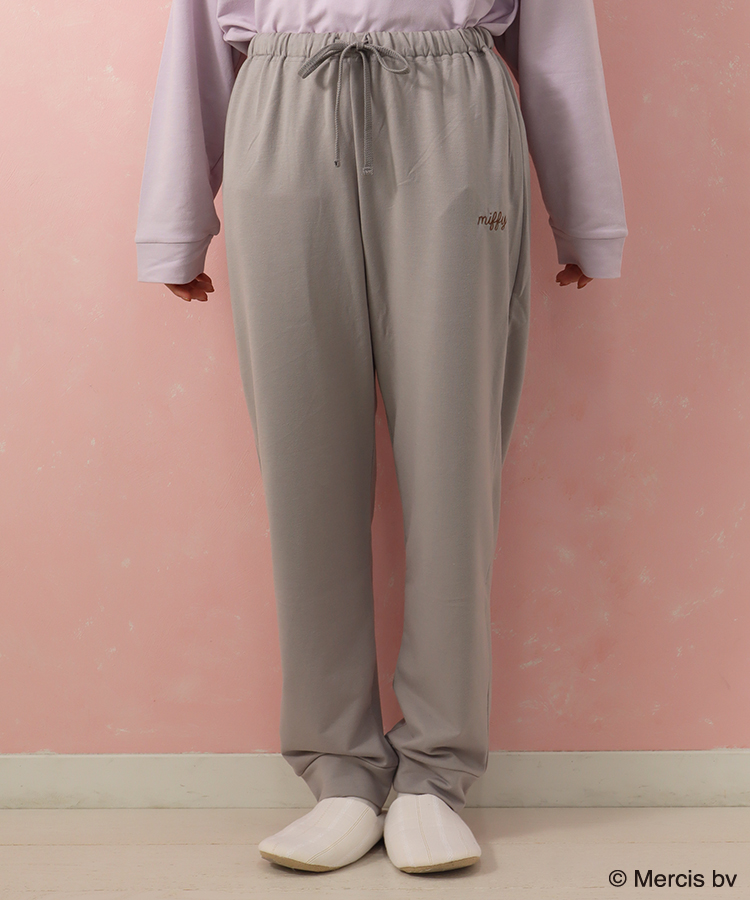 ミッフィーサガラミニ裏毛ルームウェア上下セット