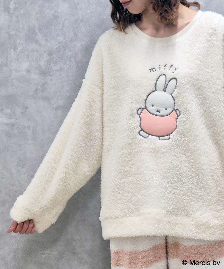 ミッフィーふわもこルームウェア上下セット