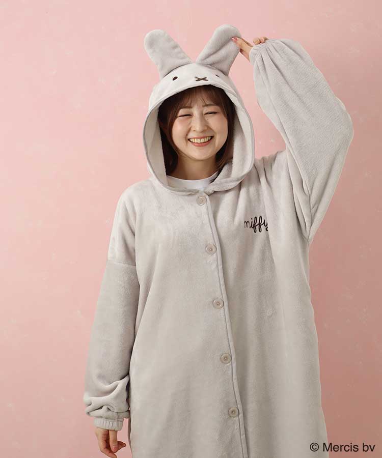 ミッフィーふわもこなりきりガウン