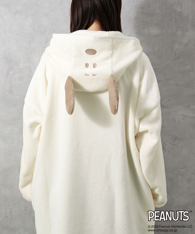 スヌーピーふわもこなりきりガウン