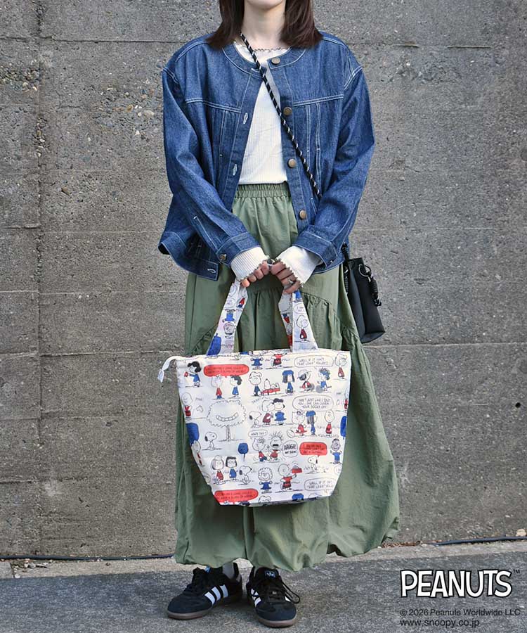 PEANUTS箱入りエコバッグM