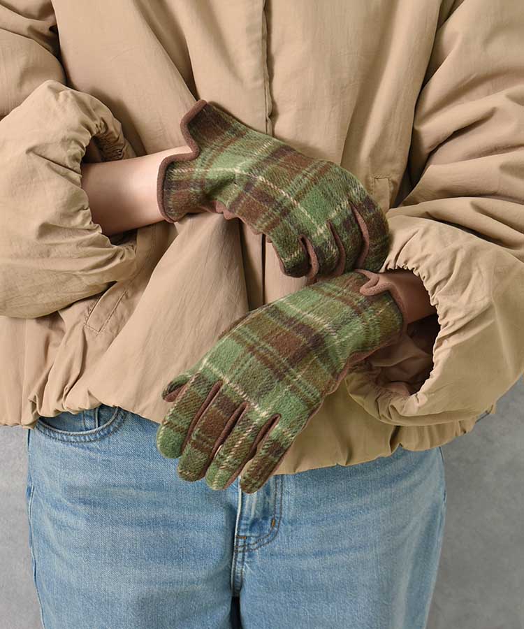 チェック指フードグローブ