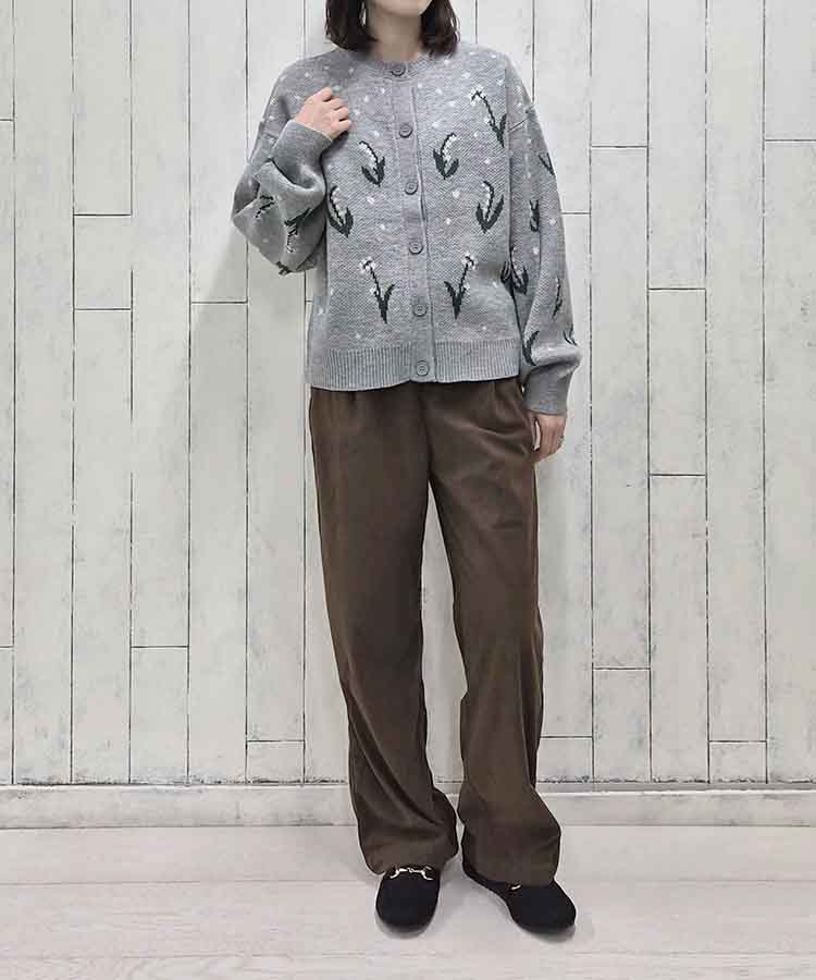 le petaleスズランニットカーディガン