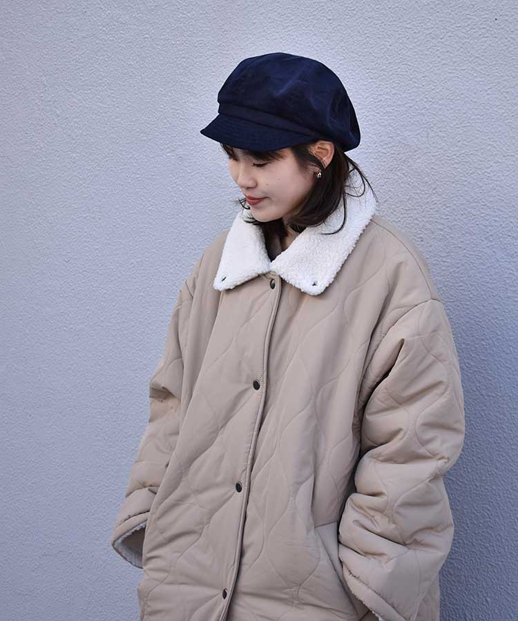 コーデュロイキャスケット