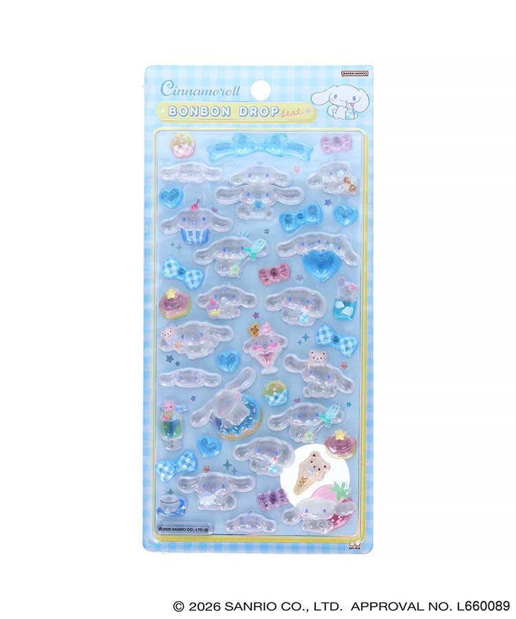【WEB限定】サンリオキャラクターズ ボンボンドロップシール