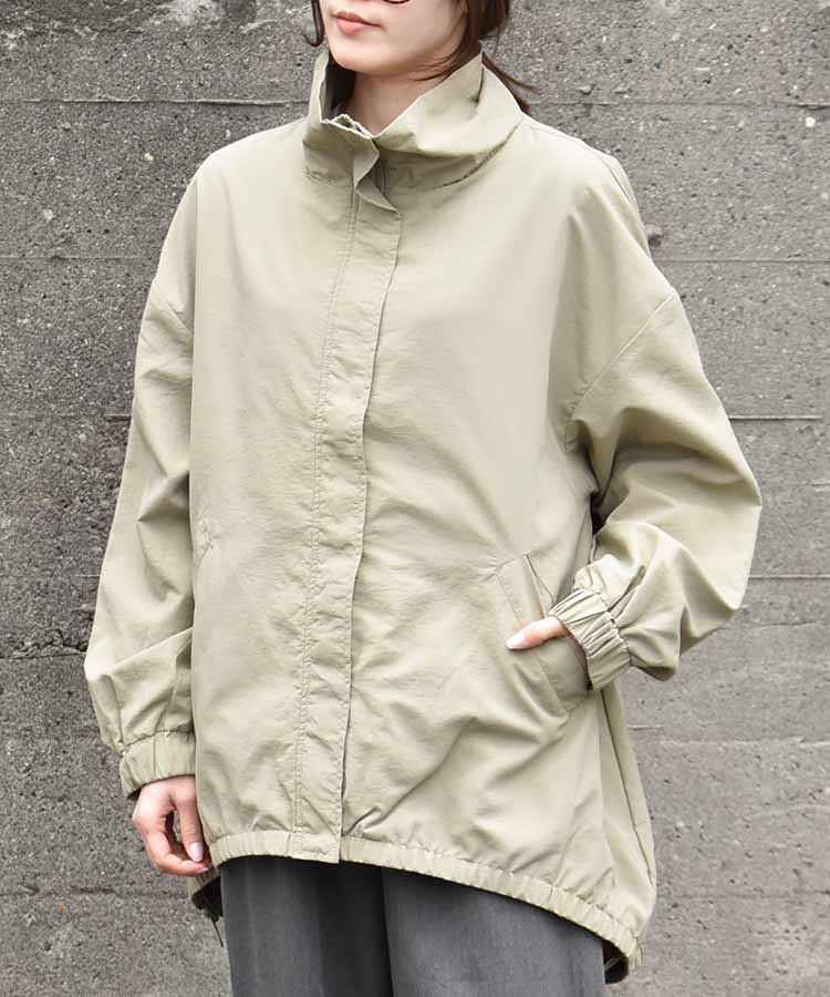 スタンドカラーブルゾン