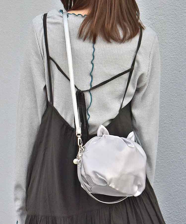 オーガンジーネコショルダー