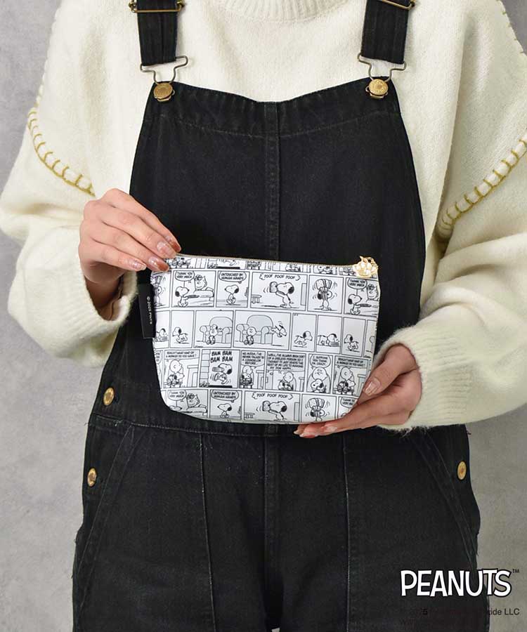 PEANUTS コミック柄ポーチ