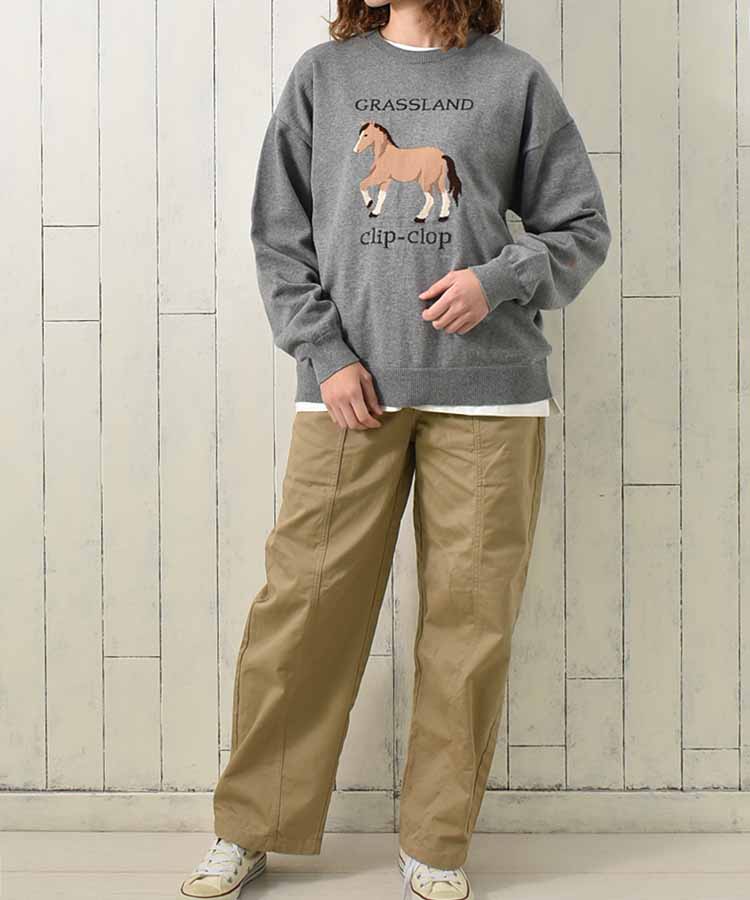 horse clip-clopニット