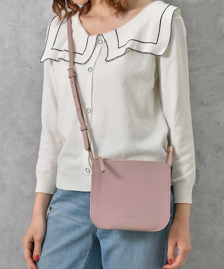 合皮三層ミニショルダー