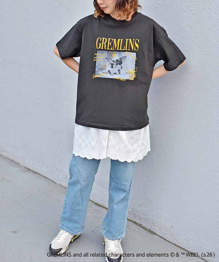 グレムリンフォト刺繍プリントTシャツ