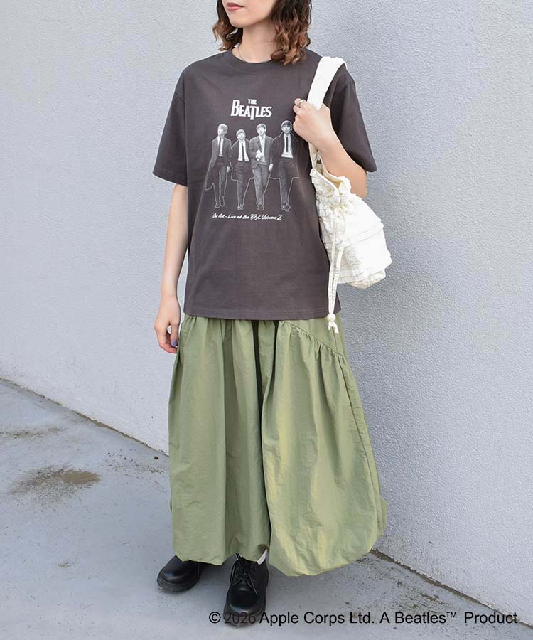 THE BEATLESレコードプリントTシャツ