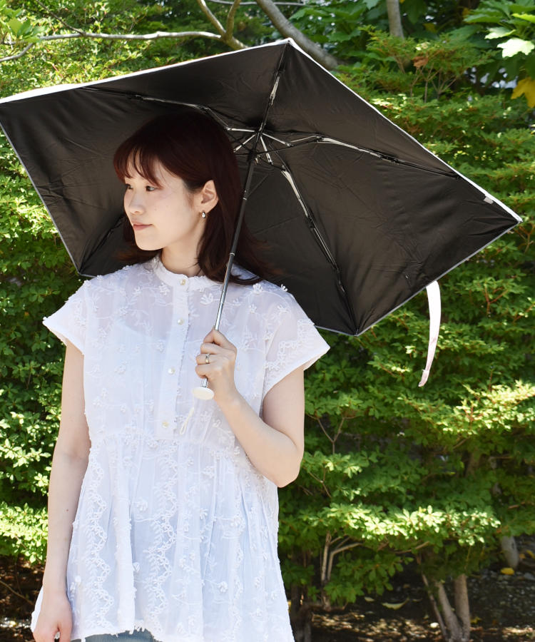 リング晴雨兼用折りたたみ傘