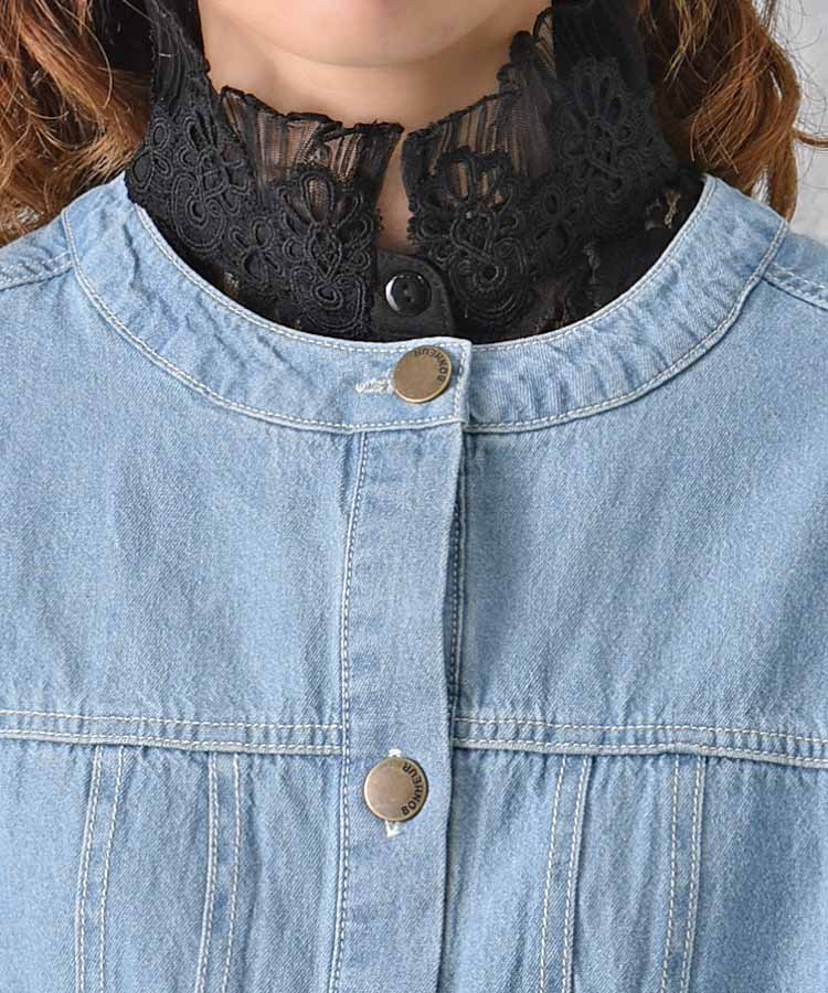 レーススタンド付け襟