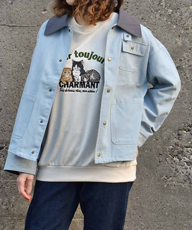 バイカラージャケット