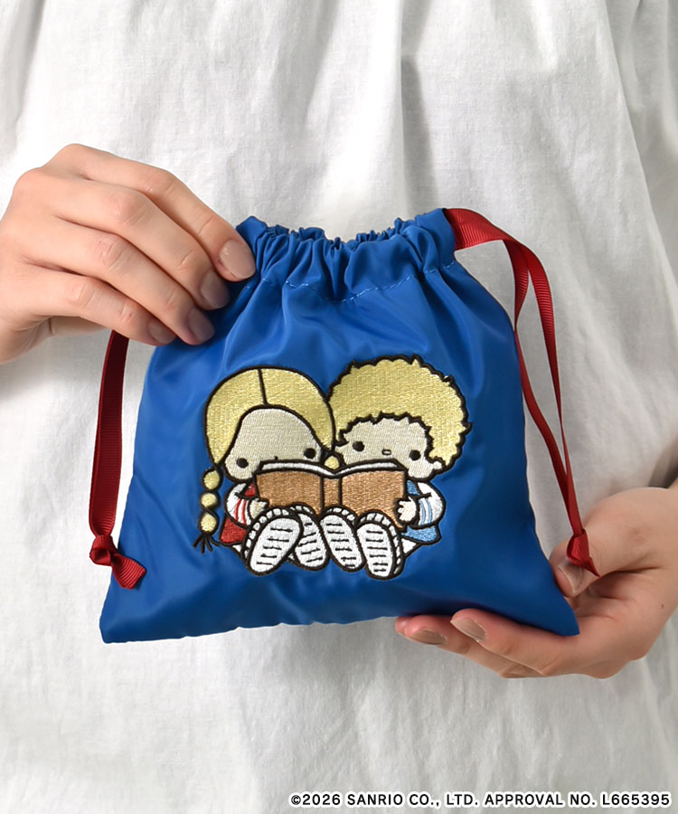 【WEB予約 3/4～順次発送】SANRIO CHARACTERS BASIC刺繍巾着