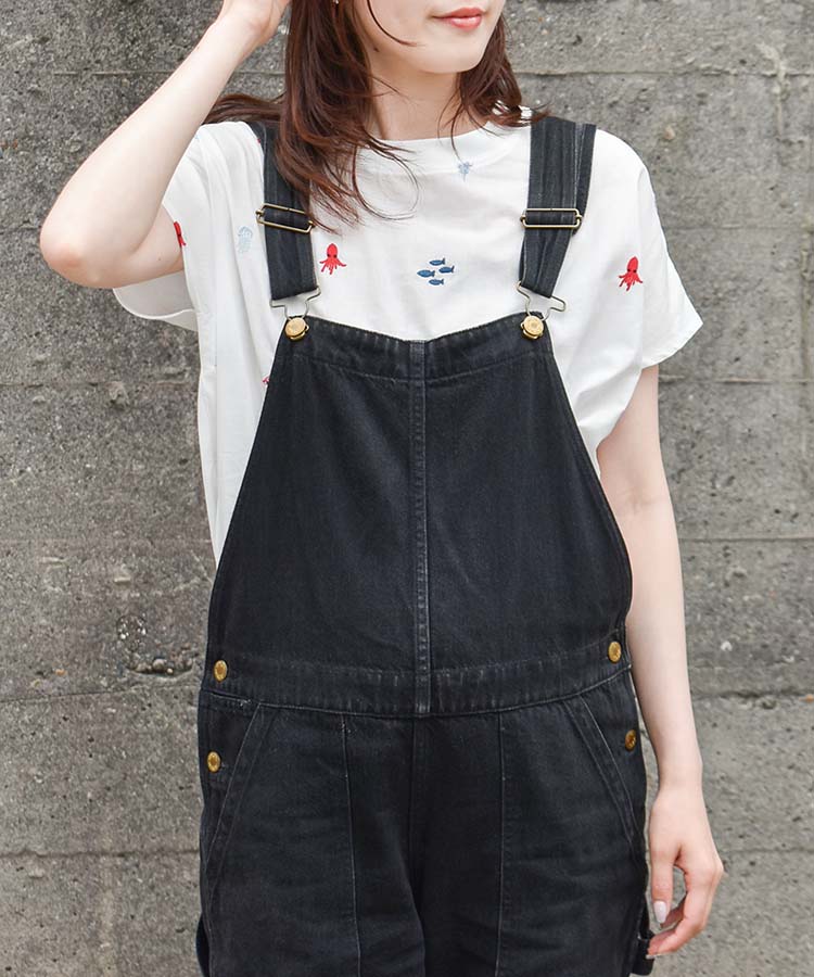 海の生き物総刺繍Tシャツ