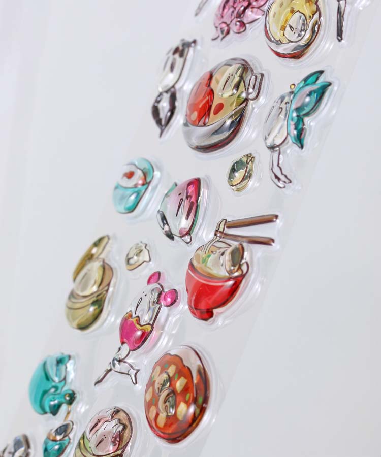 【WEB予約 4/25～順次発送】たまごあしのぷっくりシール2