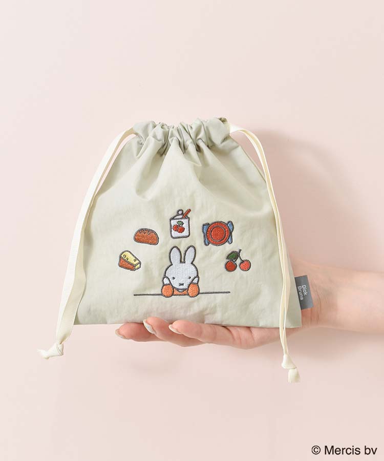 BRUNA MOTIF EMBROIDERY巾着