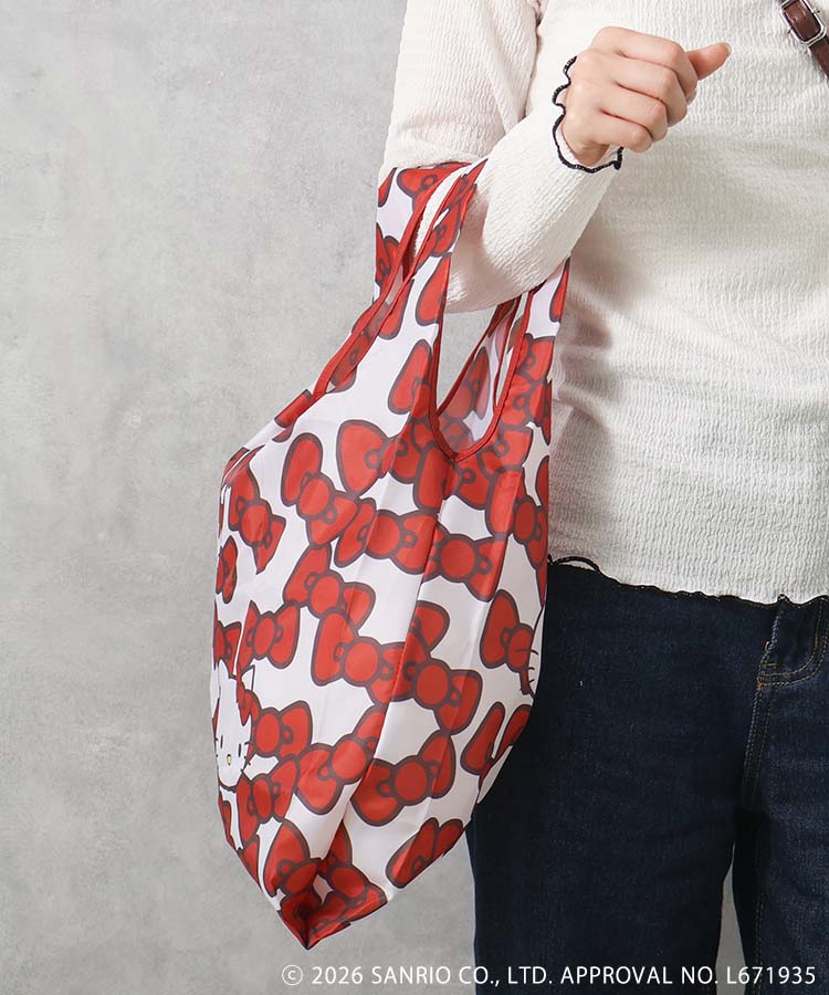 【WEB限定】HELLO KITTY RIBBON ショッピングバッグ