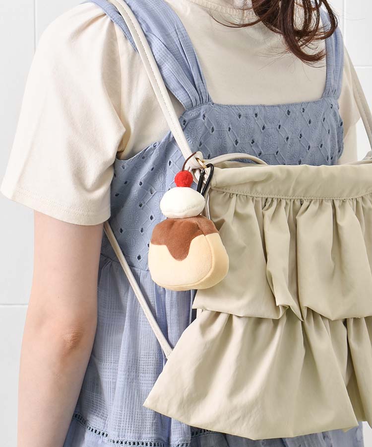 もちもち喫茶ぬいぐるみカラビナ付きミニポーチ