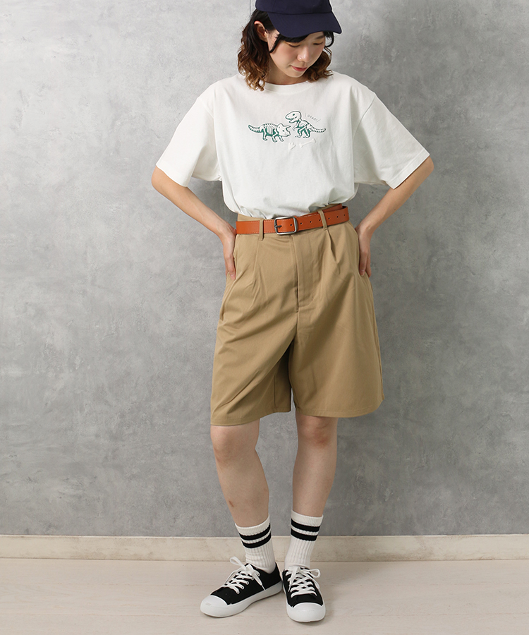 恐竜ぷっくりTシャツ