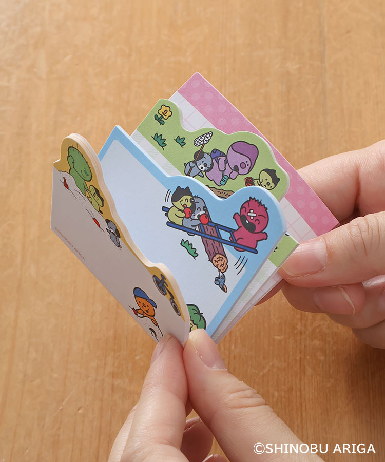 【WEB予約 10/21～順次発送】こんなこいるかなダイカットブロック付箋