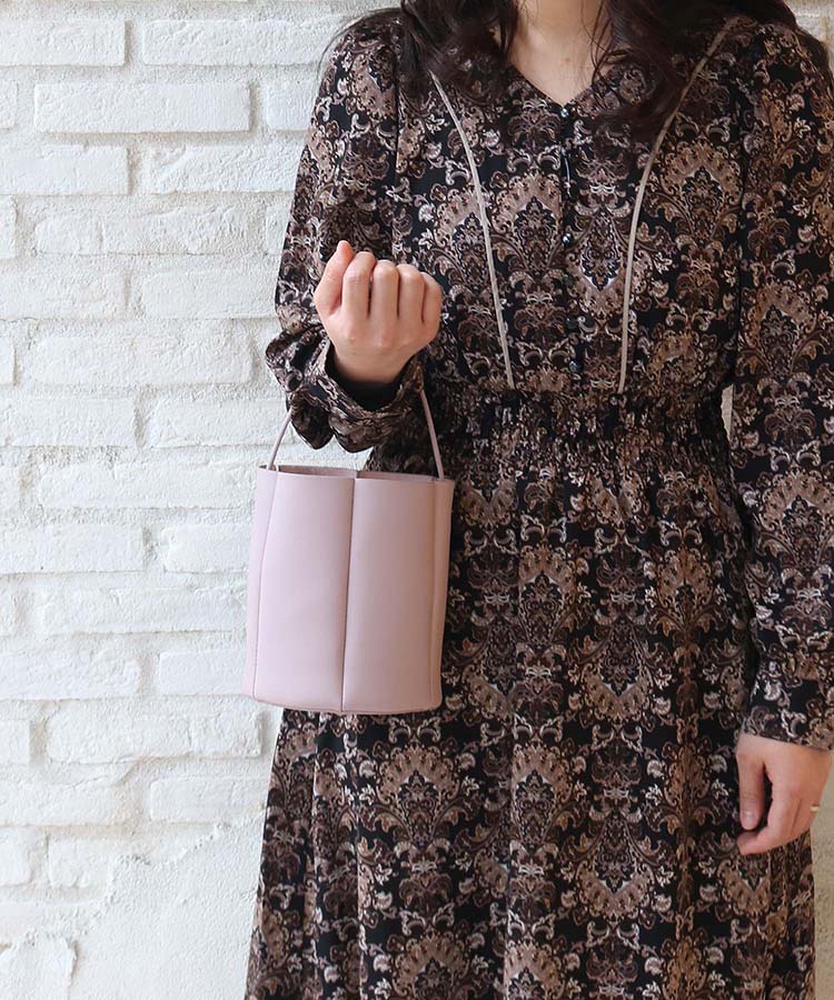 ≪SALE≫バケツ型巾着付ショルダー