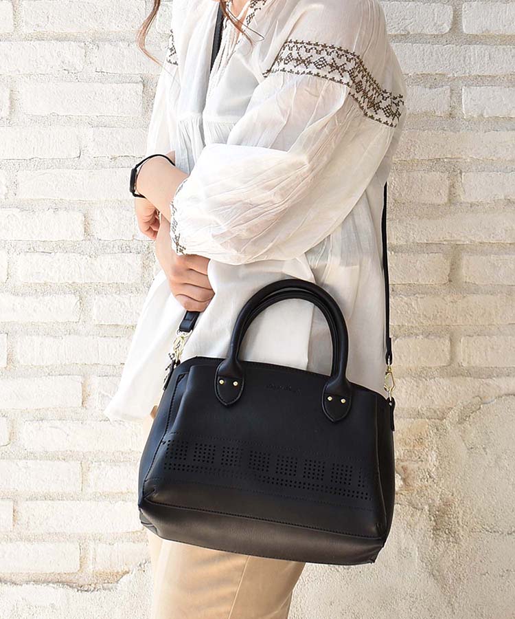 ≪SALE≫サープルボンディングカットワーク2WAYボストン