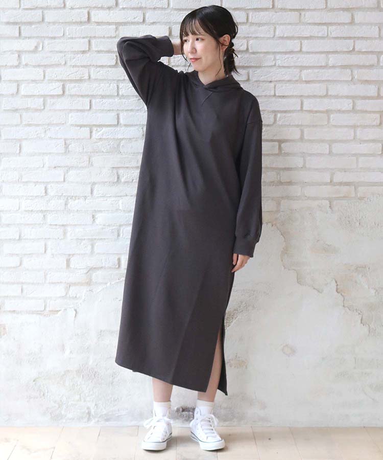 ≪SALE≫フードロングワンピース
