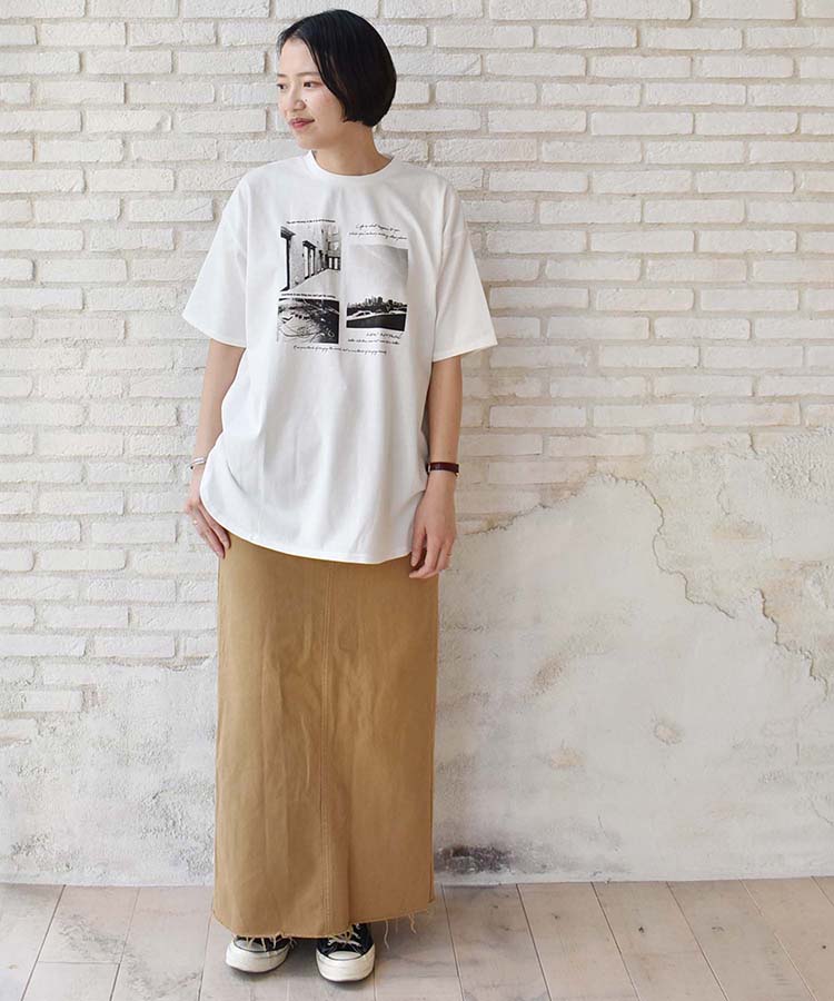 ≪SALE≫前後プリントTシャツ