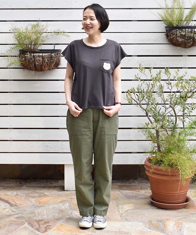≪SALE≫おとぼけくまサガラポケＴシャツ