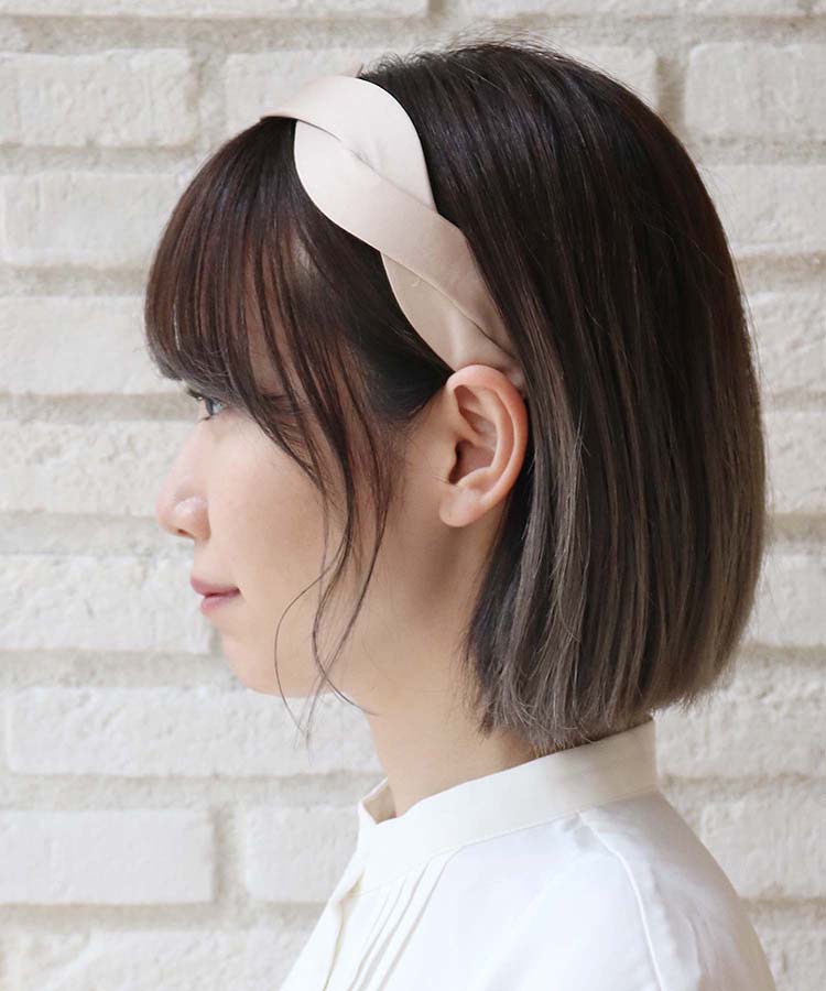≪SALE≫ツイストサテンカチューシャ