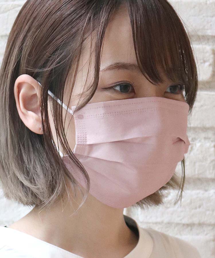 ≪SALE≫接触冷感ひんやり不織布カラーマスク