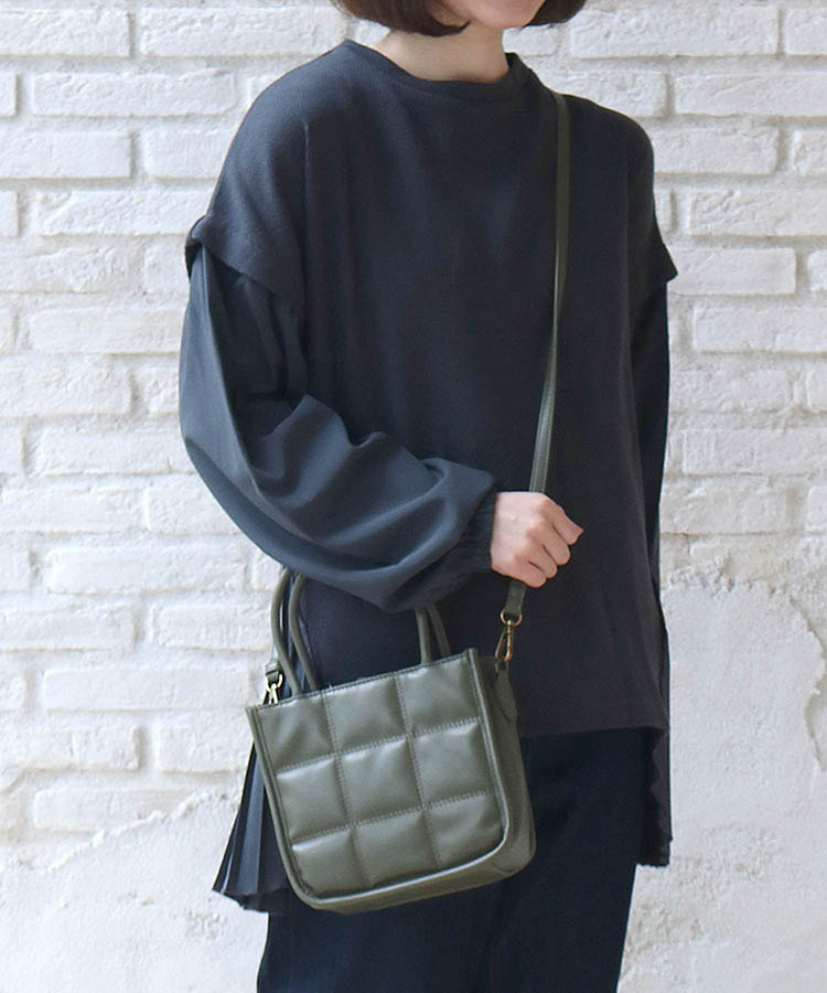 ≪SALE≫キルティングミニ2WAYトート