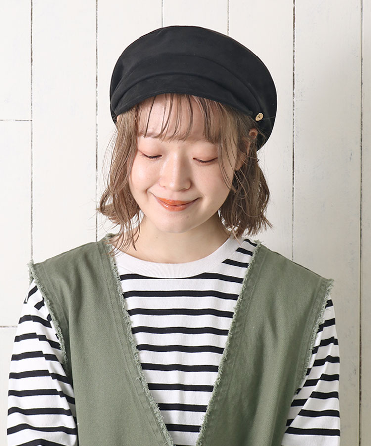 ≪SALE≫スエード風キャスケット