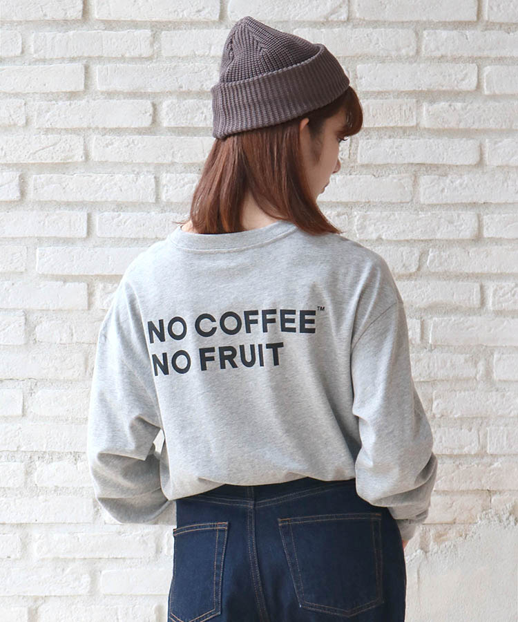 ≪SALE≫フルーツオブザルーム×NOCOFFEEポケット付きロンT