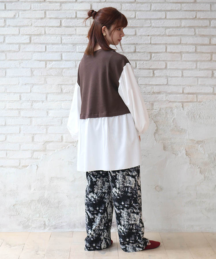 ≪SALE≫ワッフルドッキングプルオーバー