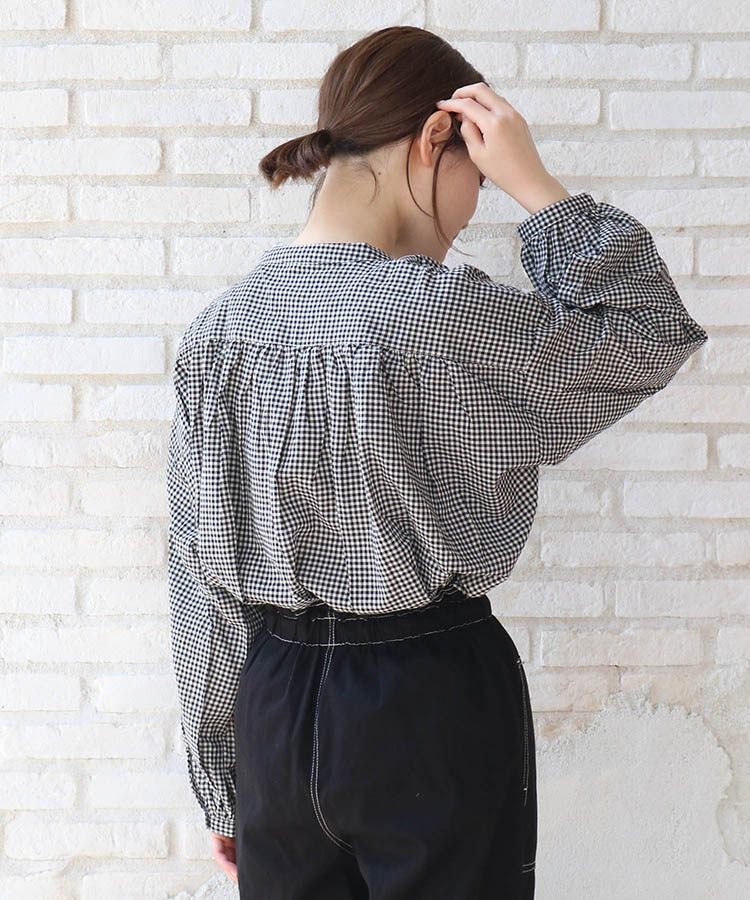 ≪OUTLET≫ギャザーブラウス