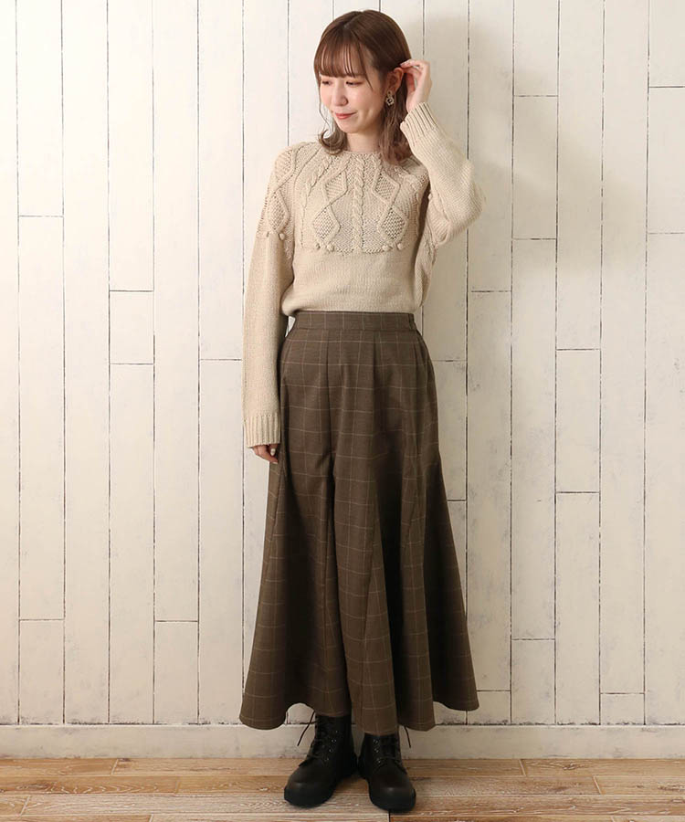 ≪OUTLET≫起毛マーメイドスカート