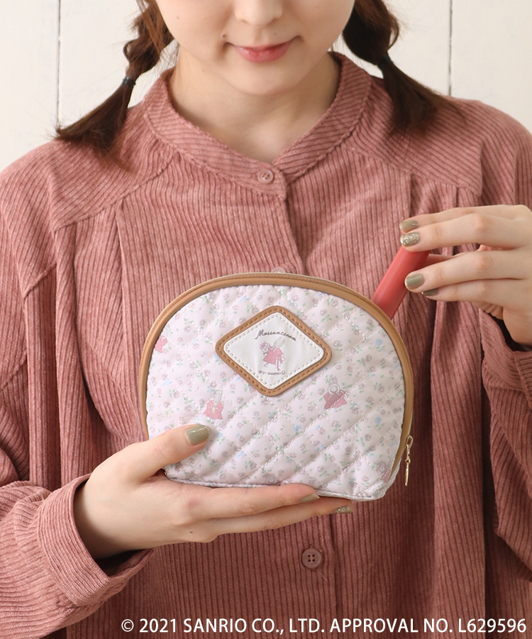 ≪SALE≫マロンクリームシエル形ポーチ