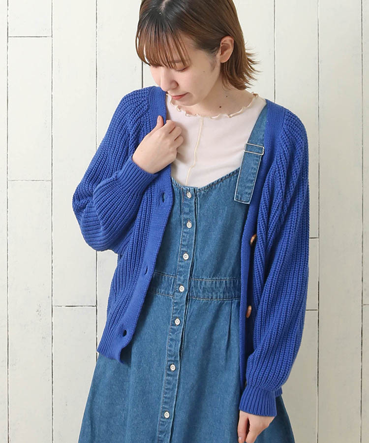 ≪SALE≫コットンニットカーディガン