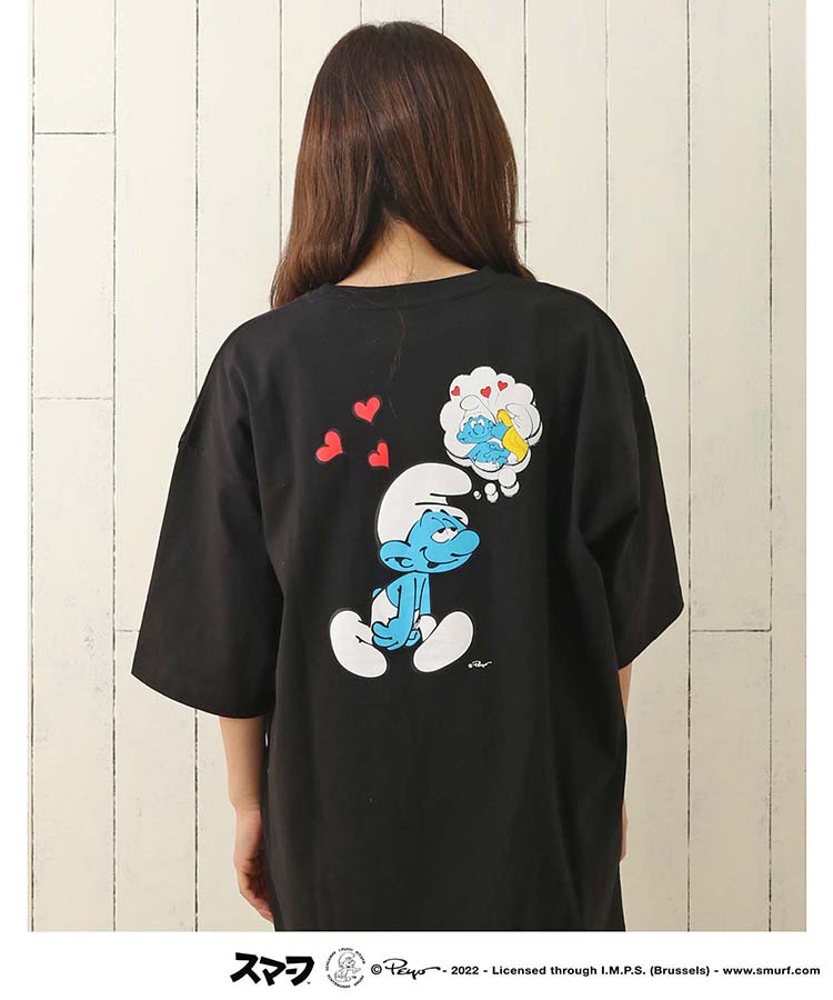 ≪OUTLET≫スマーフハートプリントTシャツ